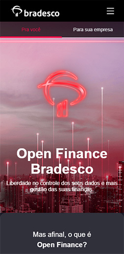 Open Finance Bradesco - Mobile 1