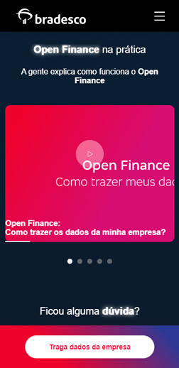 Open Finance Bradesco - Mobile 2